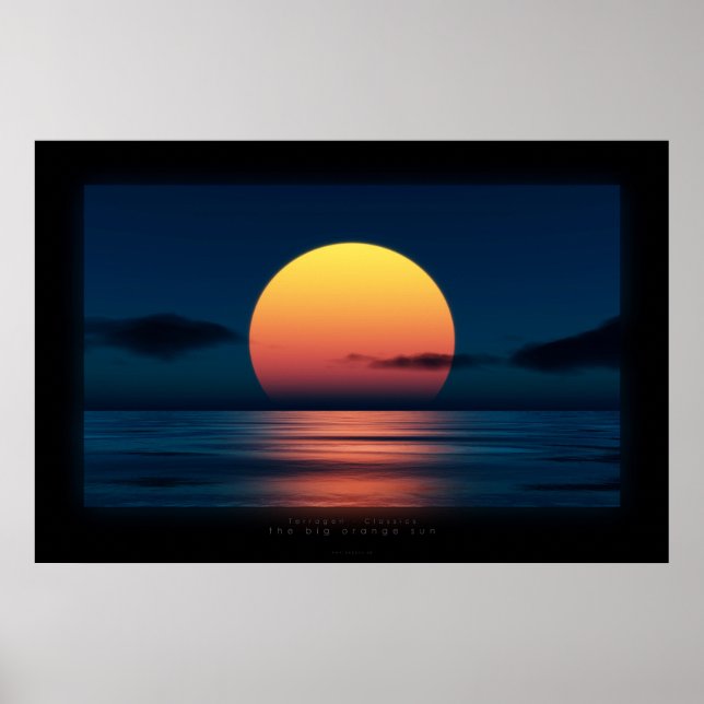 Pôster o grande sol laranja (Frente)