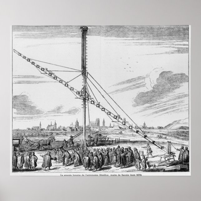 Pôster O Grande Telescópio Astronômico (Frente)