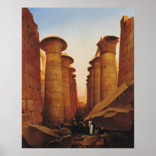 Pôster O grande templo de Amun em Karnak