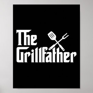 Poster O Grillfather Churrasco Grelha E Defumador Churras