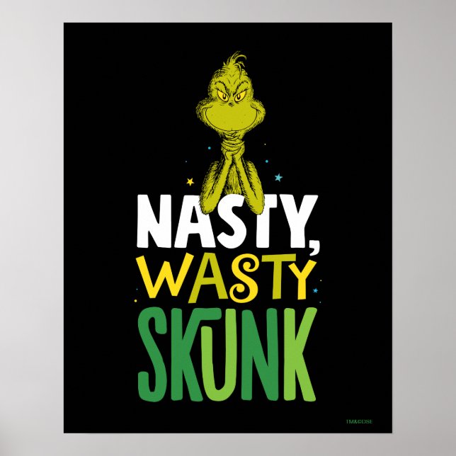 Poster O Grinch | Caxorro Fedorento Sujo (Frente)