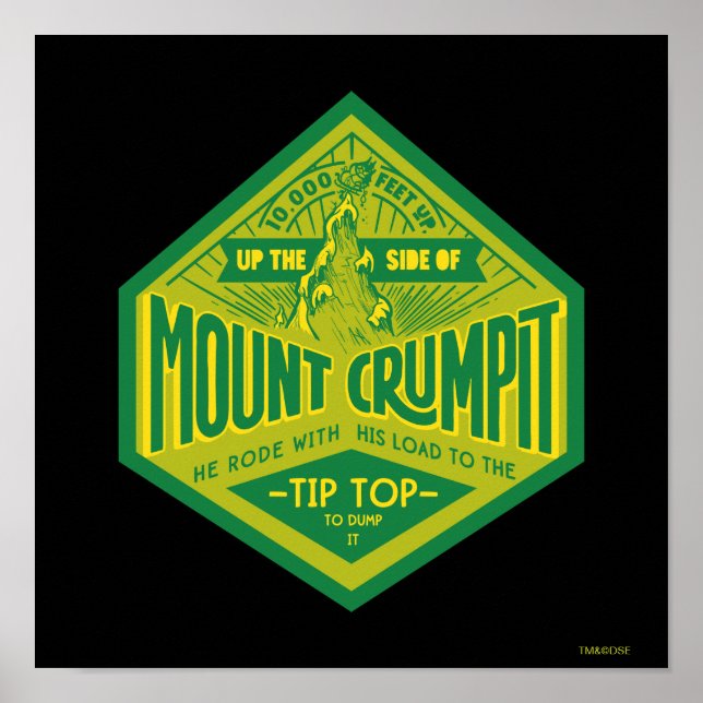 Poster O Grinch | Monte Crumpit (Frente)