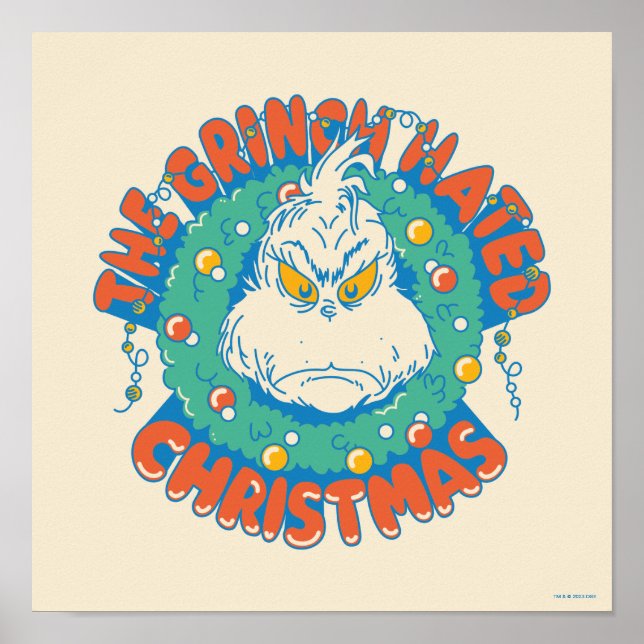 Poster O Grinch Odeia O Natal (Frente)