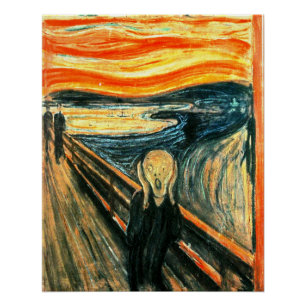 Pôster O Gritar de Edvard Munch