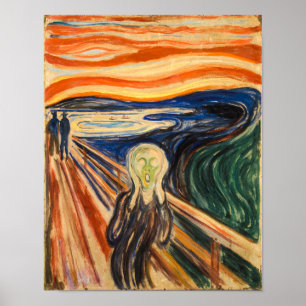 Poster O GRITAR Edvard Munch