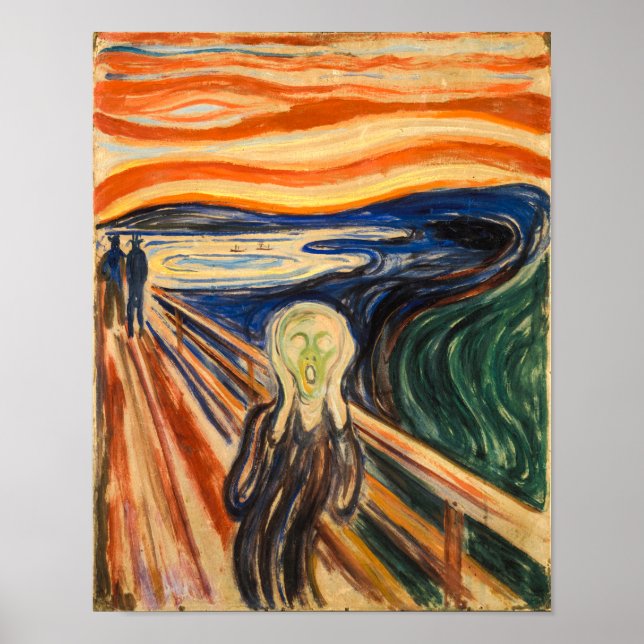 Poster O GRITAR | Edvard Munch | (Frente)