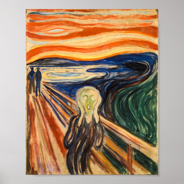 Poster O GRITAR | Edvard Munch | (Frente)
