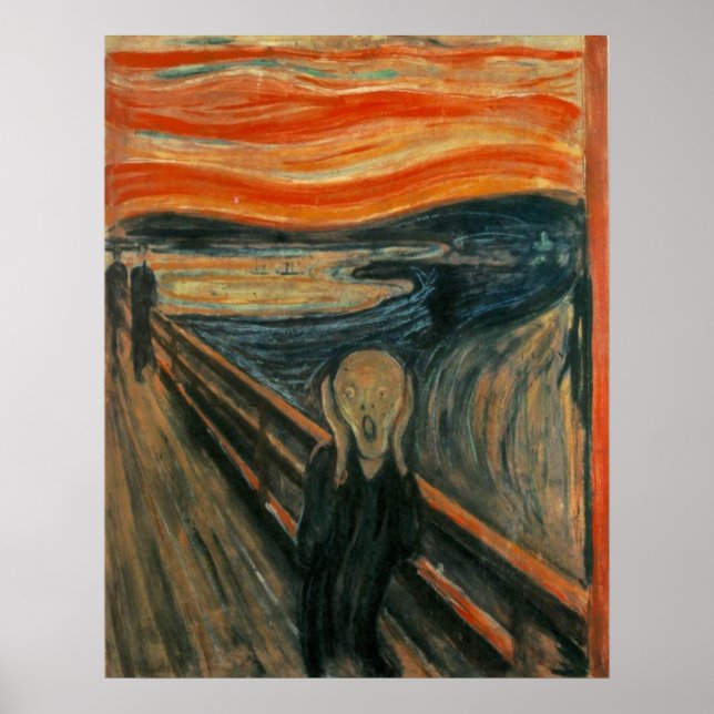 Poster O Gritar - Edvard Munch (Frente)