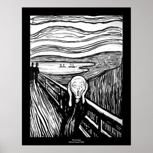 Poster O gritar por Edvard Munch