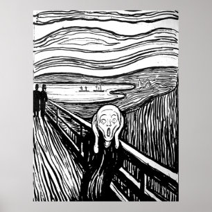 Pôster O gritar por Edvard Munch