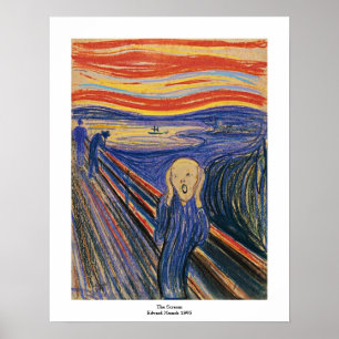 Poster O gritar por Edvard Munch