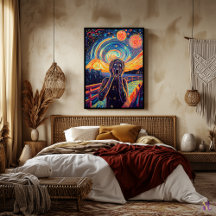 O Gritar Synthwave Cyberpunk Art