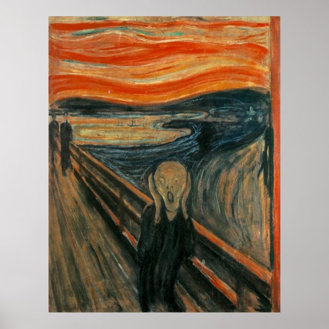 Poster O Grito de Edvard Munch (Frente)