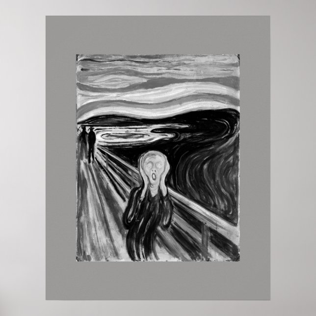 Poster O Grito de Edvard Munch (Frente)