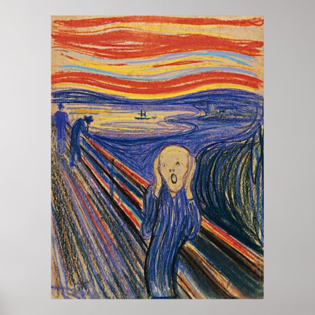 Poster O Grito de Edvard Munch (Frente)