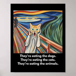 Poster O Grito; Eles Estão Comendo Os Cachorros