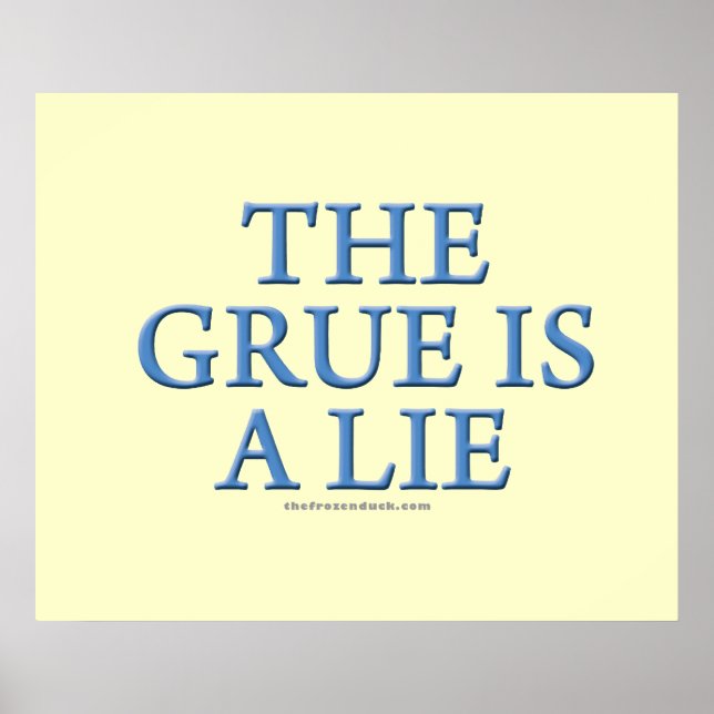 Pôster O Grue é uma Mentira (Frente)