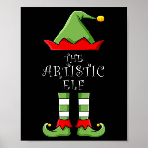 Poster O Grupo de Combinação de Famílias do Elf Artístico