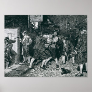 Poster O grupo de imprensa em New York