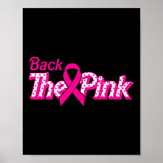 Poster O guerreiro do Cancer cor-de-rosa (Frente)