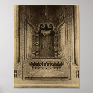 Pôster O -ha-thana ou o trono dos leões