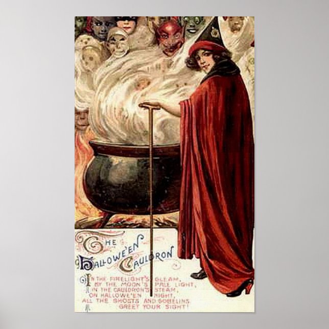 Pôster O Halloween Cauldron (Frente)