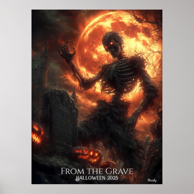 Poster O Halloween do Revenant Enraizado (Frente)