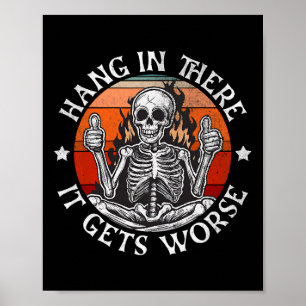 Poster O Halloween Lá Passa A Engraçado.