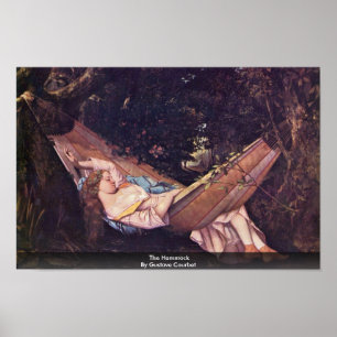 Pôster O Hammock por Gustave Courbet