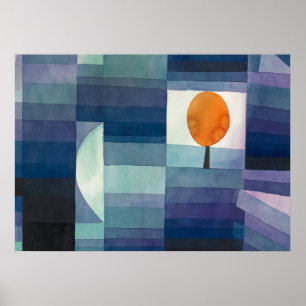 Poster O Harbinger do outono de Paul Klee