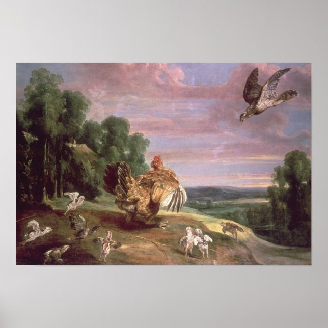 Poster O Hawk e o Hen (Frente)