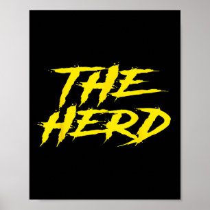 Poster O Herd Brahmas San Antonio, Alvo de Futebol