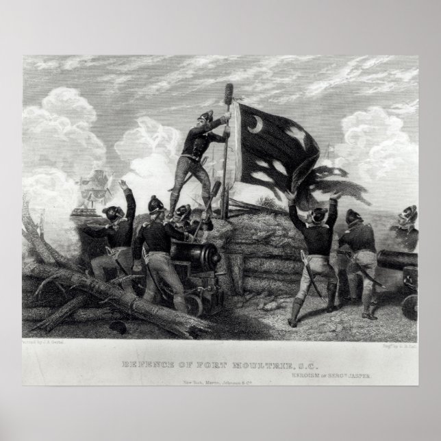 Pôster O Heroísmo do Sargento William Jasper (Frente)