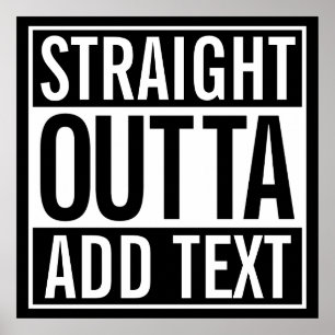PÔSTER O HETERO OUTTA… ADICIONA SEU TEXTO MEME