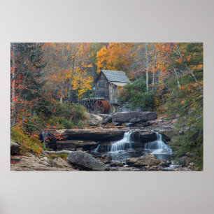 Poster O Histórico Grist Mill On Glade Creek