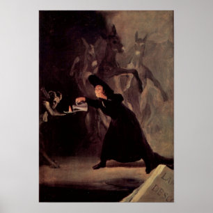 Pôster O homem Bewitched por Francisco Goya 1798