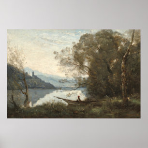 Poster O Homem-Boatman Moorado - Jean-Baptiste - Corot Fi