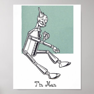 Poster O Homem de Lata do Livro O Maravilhoso Mágico de O