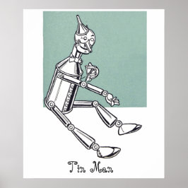 Poster O Homem de Lata do Livro O Maravilhoso Mágico de O