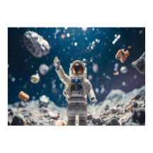 O Homem Espacial na Parede do Espaço