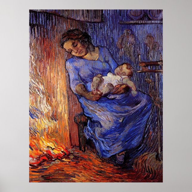 Pôster O homem está no mar por Vincent van Gogh (Frente)