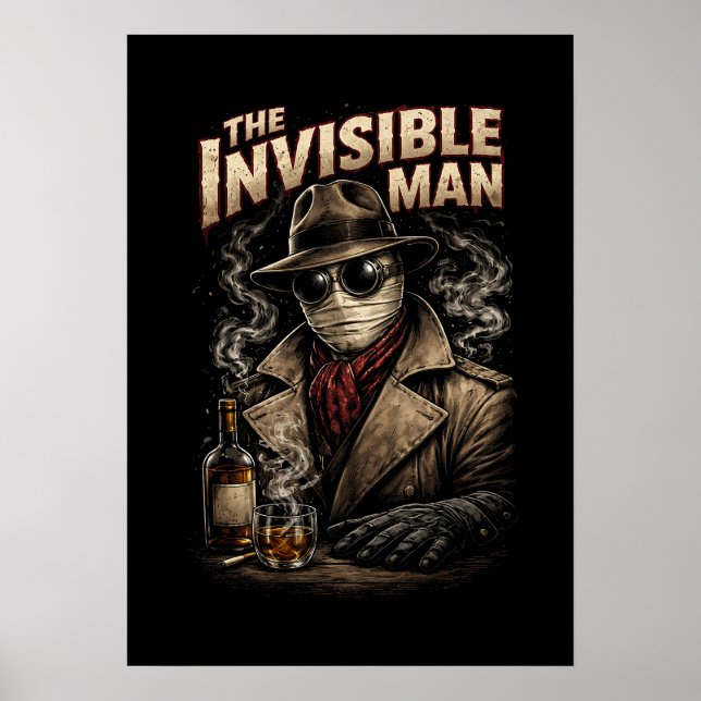 Poster O Homem Invisível (Frente)