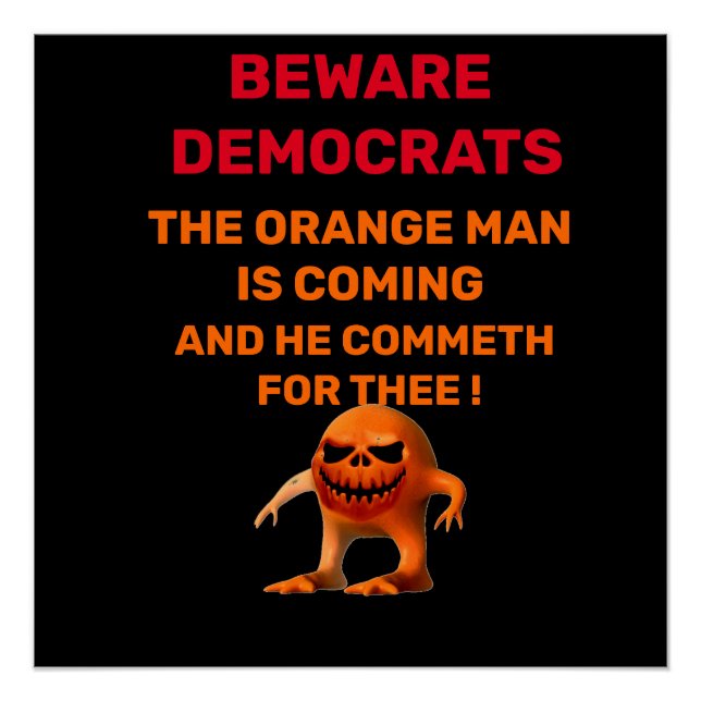 PÔSTER O HOMEM LARANJA (Frente)