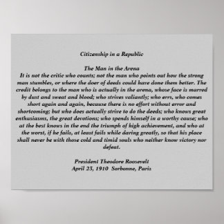 Pôster O Homem na Arena