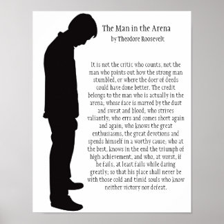 Poster O homem na arena 11 X 14