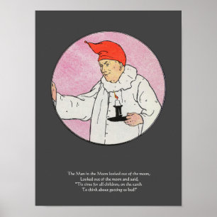 Poster O homem na lua a mãe ganha a rima