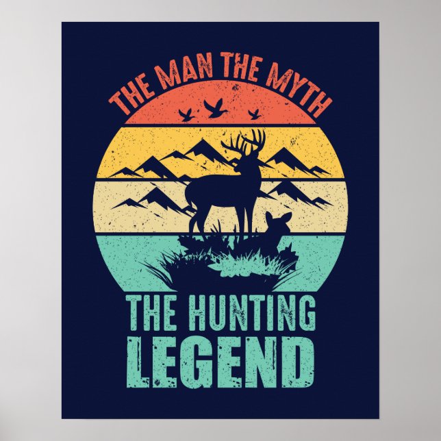 Poster O Homem - O Mito - A Lenda Da Caça (Frente)