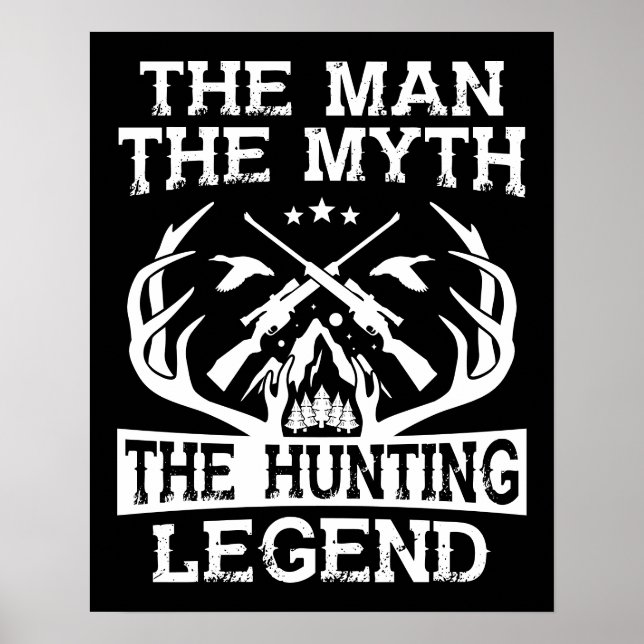 Poster O Homem O Mito A Lenda Da Caça - Campo (Frente)
