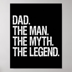 Poster O Homem O Mito, A Lenda Engraçada Pais Dão Present