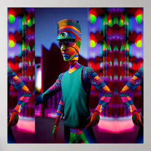 Poster O Homem Que Espetou O Meu Café - Ken Gage Art